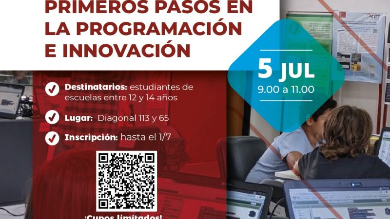 Taller de Primeros Pasos en la Programación e Innovación
